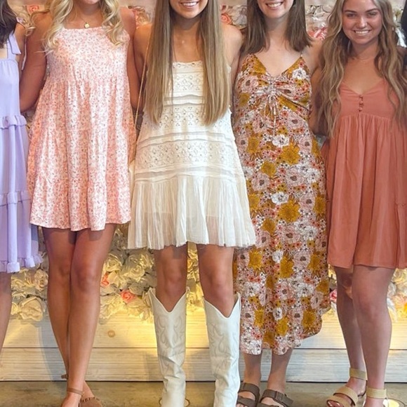 Free People dainty lace dress - Picture 6 of 7